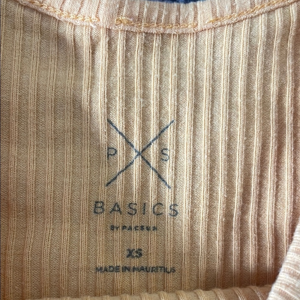 PacSun Mustard Ribbed Tank Top - Picture 5 of 5